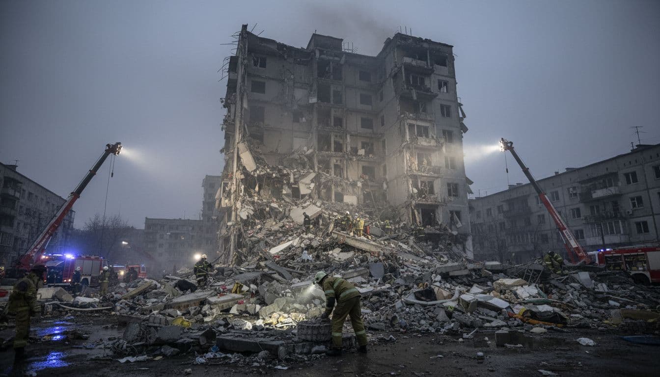 A ofensiva russa na Ucrânia provoca 23 mortos nas cidades de Kiev e Dnipró