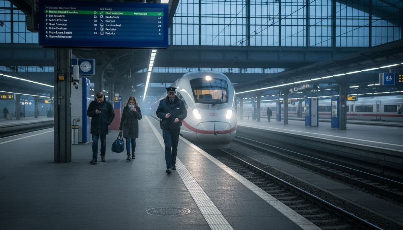 Alemanha retoma circulação ferroviária após colapso total nas comunicações