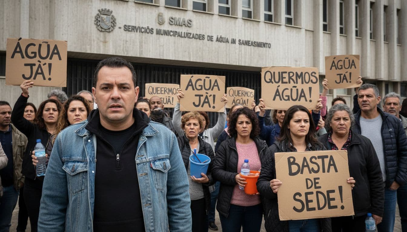 Almada regista protestos acesos após dias consecutivos sem água nas torneiras