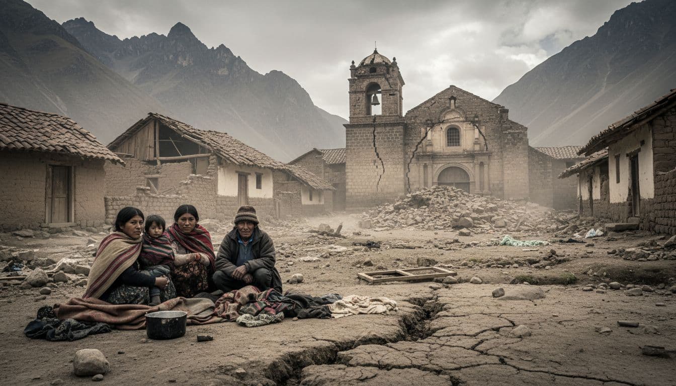 Andes peruanos abalados por sismo que provoca cinco mortos e centenas de desalojados