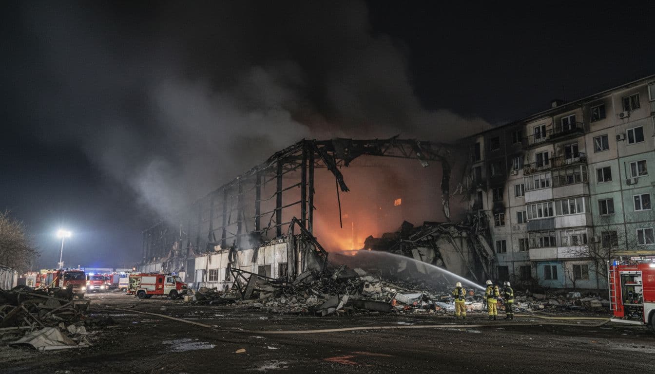 Ataques ucranianos na Rússia destroem armazéns logísticos e causam cinco feridos