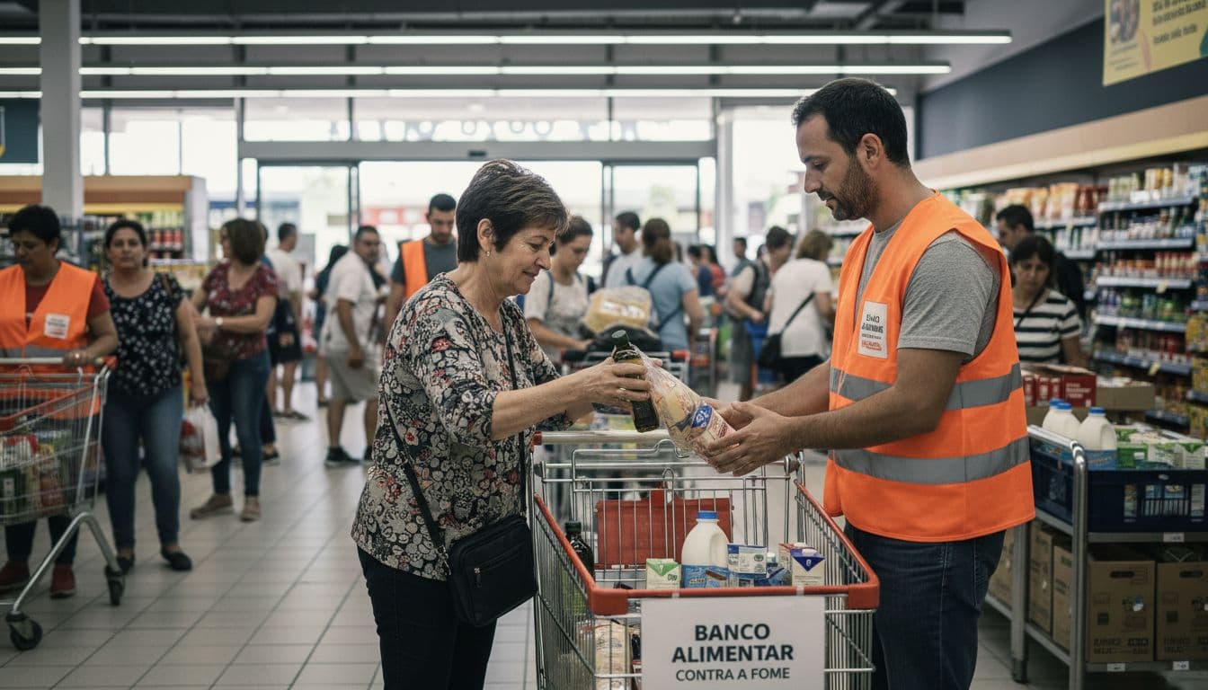 Banco Alimentar mobiliza 40 mil voluntários em fim de semana de recolha nacional