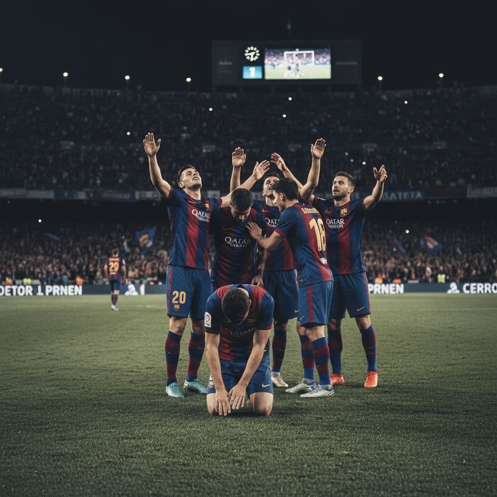 Barcelona assegura bicampeonato espanhol com vitória histórica no clássico