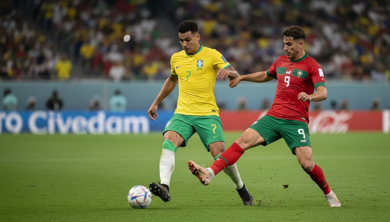 Brasil empata com Marrocos no arranque do Mundial 2026