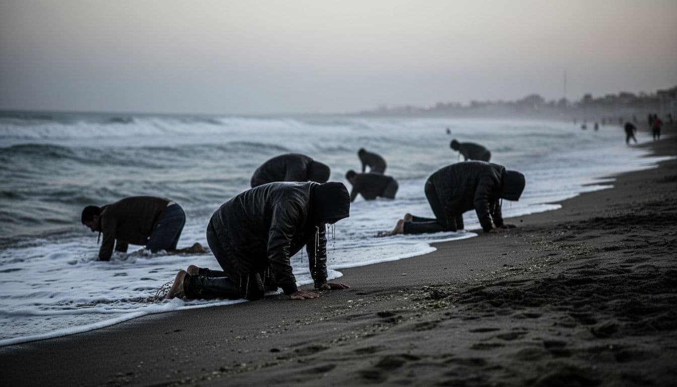 Ceuta volta a enfrentar uma vaga migratória com a chegada de milhares de pessoas a nado