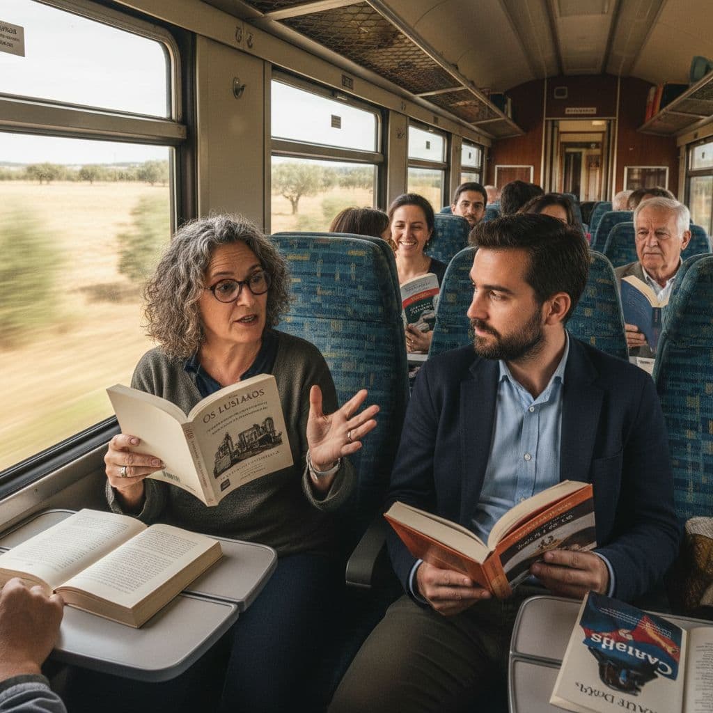Comboio literário leva dezenas de autores e leitores até à feira do livro de Évora