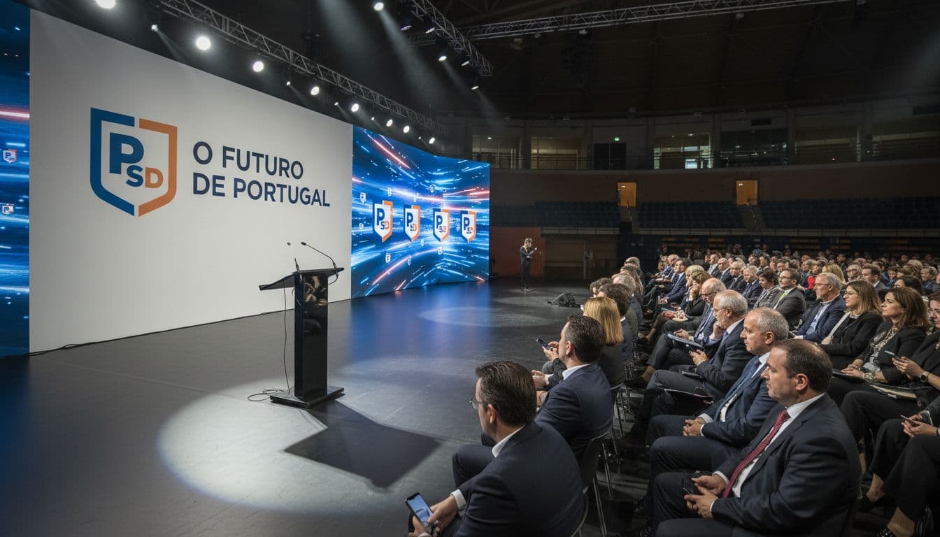 O congresso do PSD em Sangalhos consagra Montenegro e desvaloriza a ausência de Passos Coelho