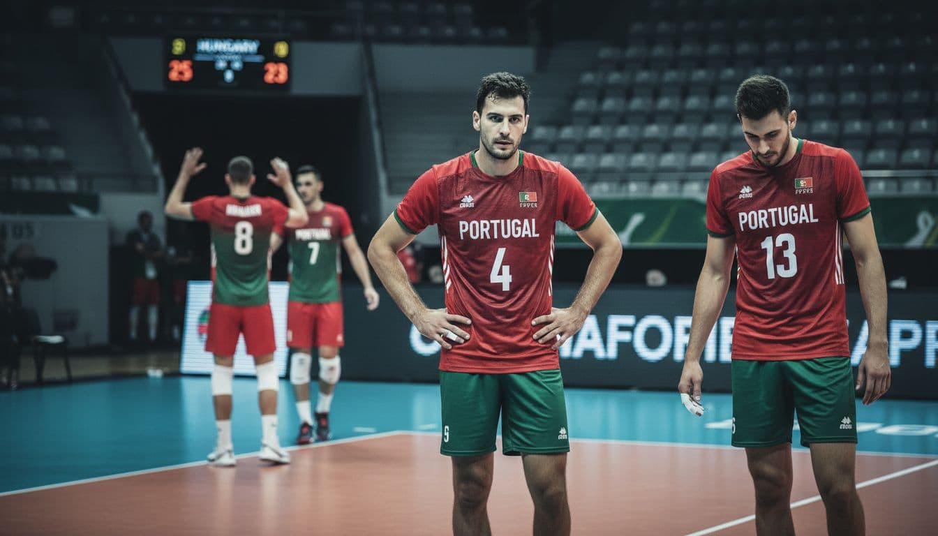 A derrota em Baku afasta Portugal da fase final da Liga Europeia de voleibol