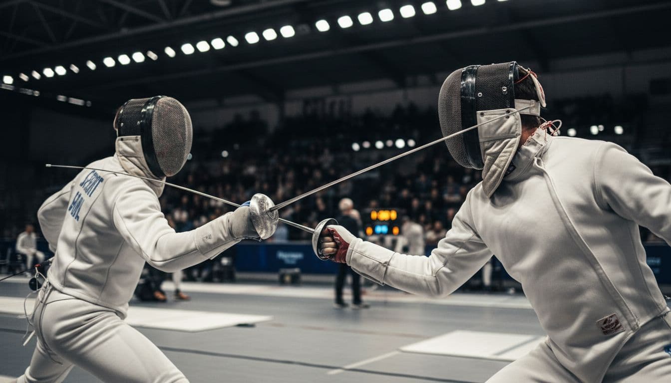 Esgrima portuguesa ganha destaque com Filipe Frazão nos quartos de final do Europeu