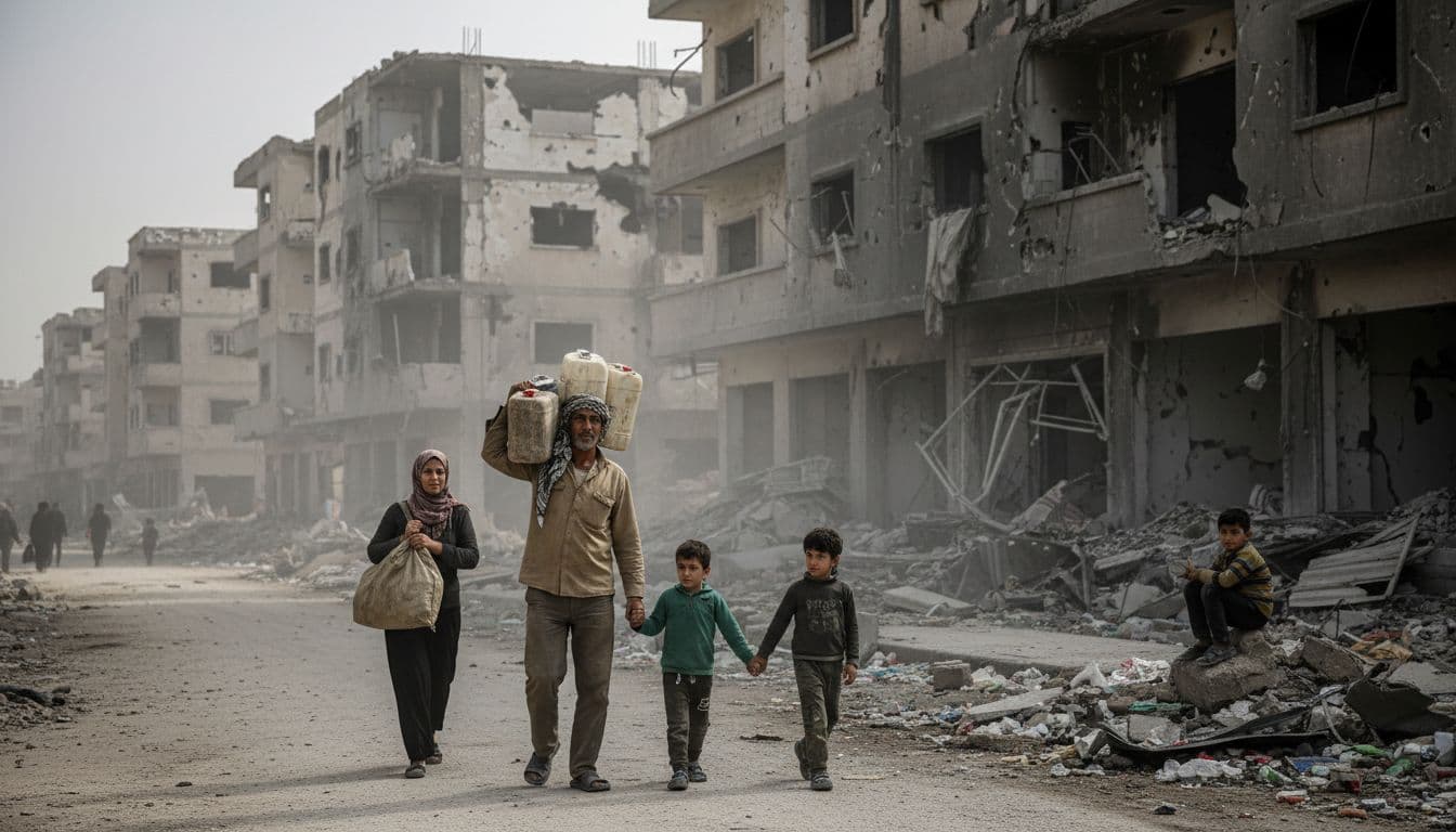Faixa de Gaza sobrevive por um fio graças à ajuda improvisada e resiliência palestiniana