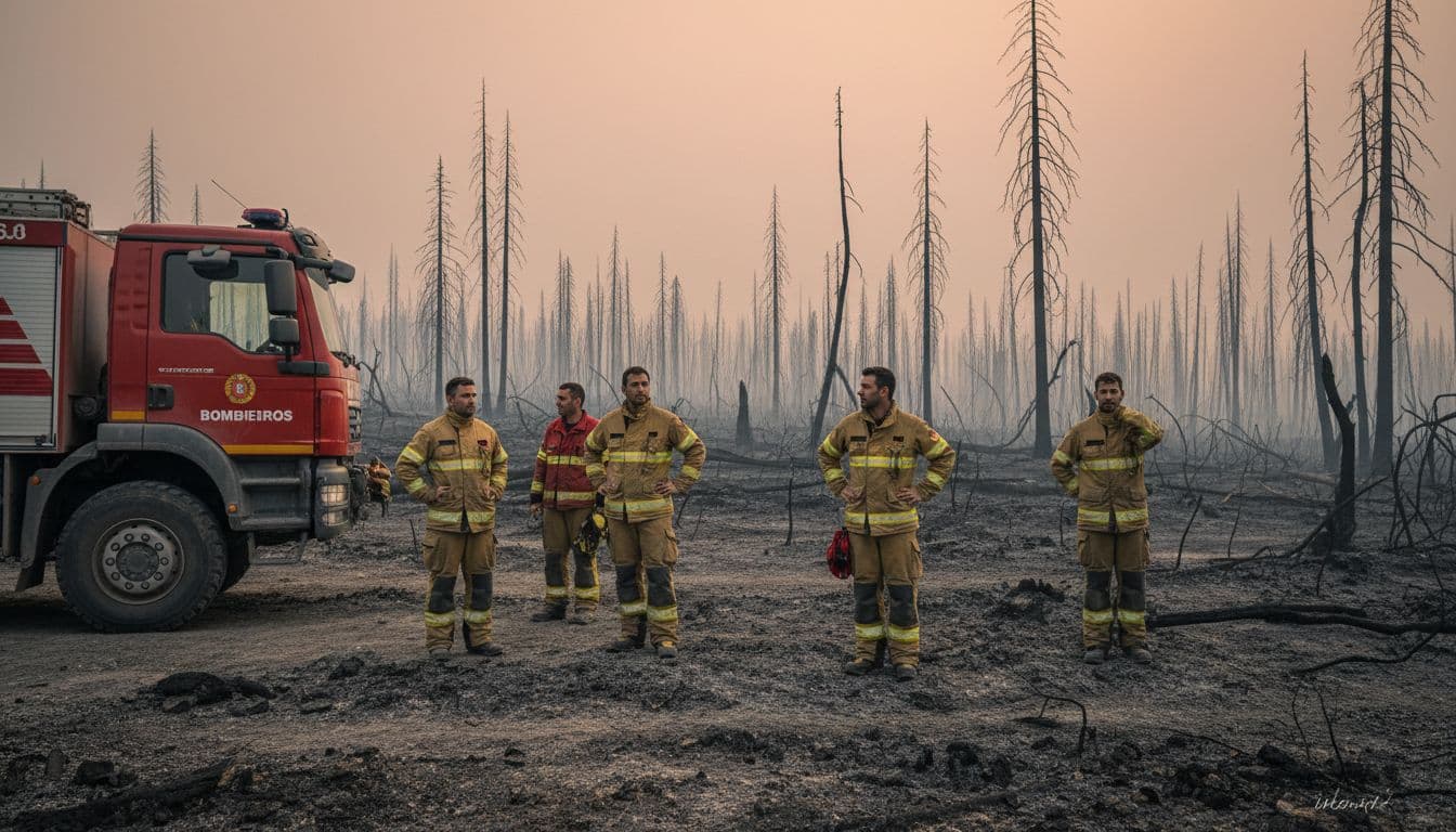 Força portuguesa deixa Ávila após controlar o maior incêndio da história espanhola