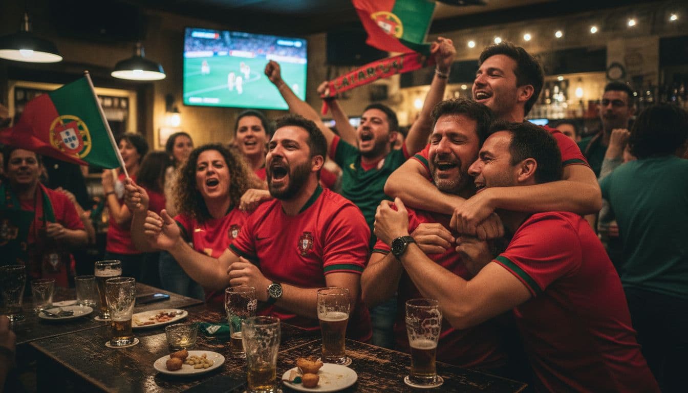 A goleada de Portugal ao Uzbequistão faz vibrar as comunidades portuguesas no estrangeiro