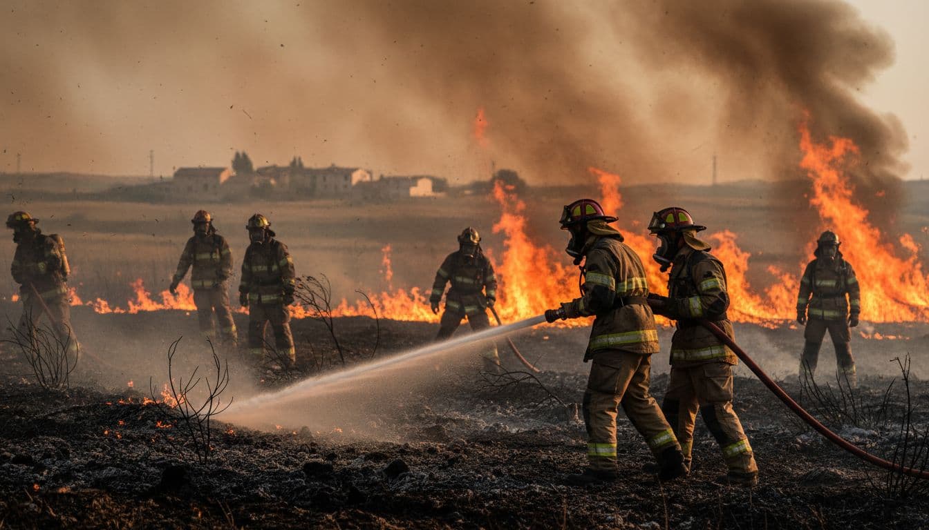 Incêndio em Aragão agrava-se perante nova vaga de calor em Espanha