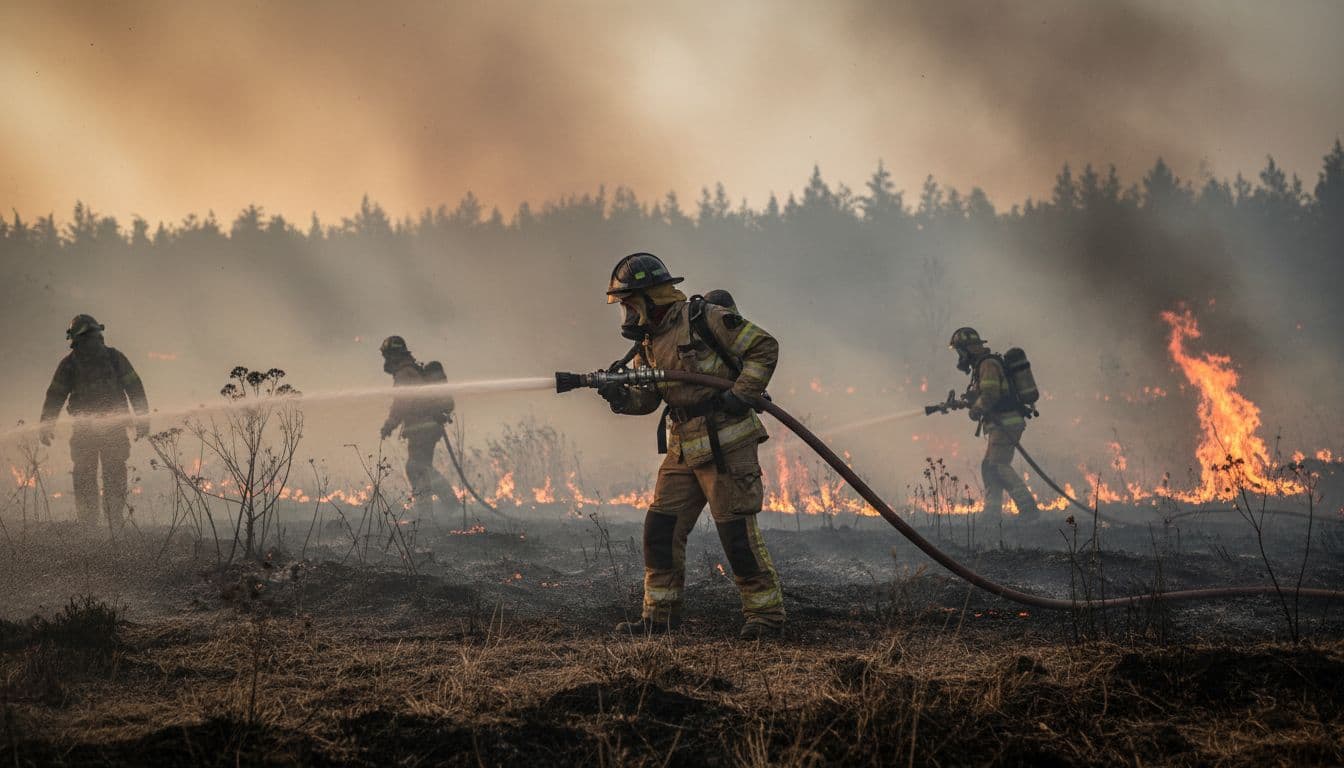 Incêndios na Guarda e em Vila Verde deixam sete operacionais feridos