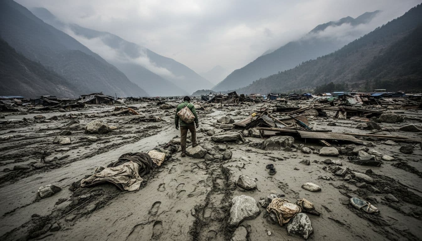 O Nepal exige uma resposta climática global após enxurrada matar centenas de pessoas