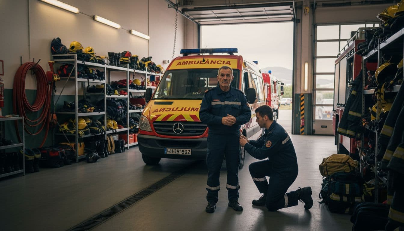 O INEM vai pagar 10.800 euros mensais por cada ambulância aos bombeiros portugueses