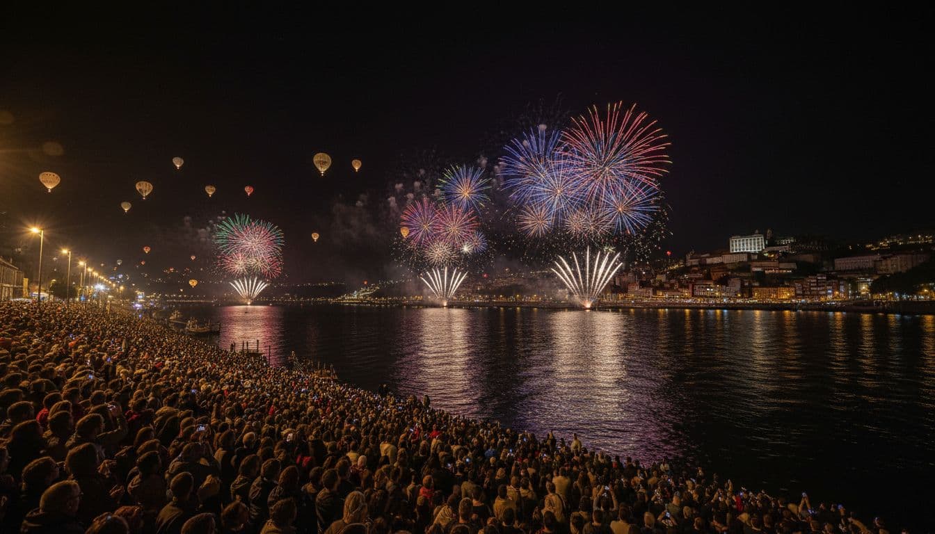 O Porto e Gaia vibraram com milhares de pessoas na noite de São João