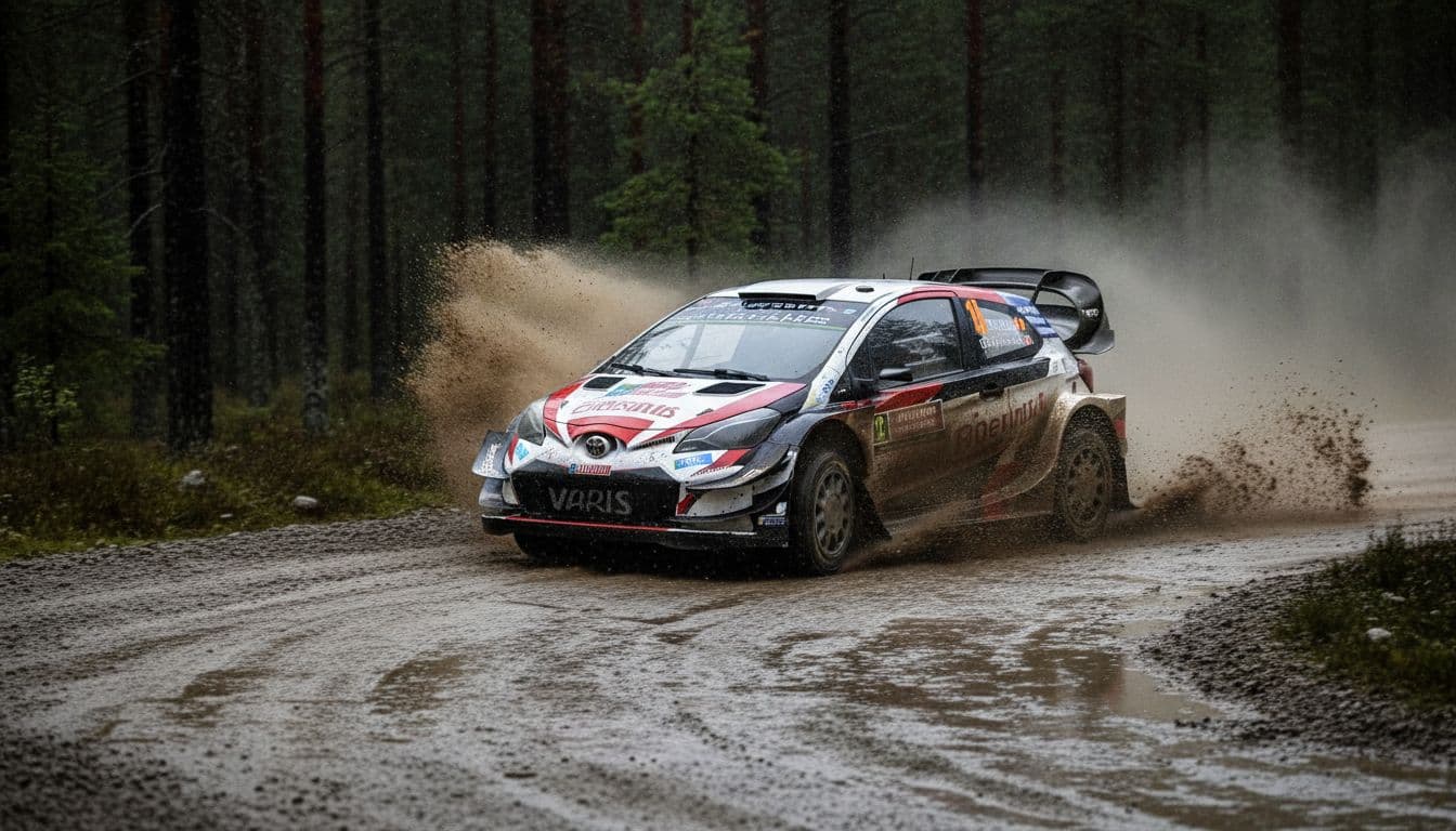 O Rali da Finlândia tem Sébastien Ogier no comando após tempestade