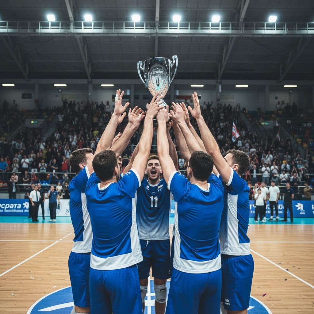 O voleibol feminino do FC Porto conquista o campeonato nacional no pavilhão do Sporting de Braga