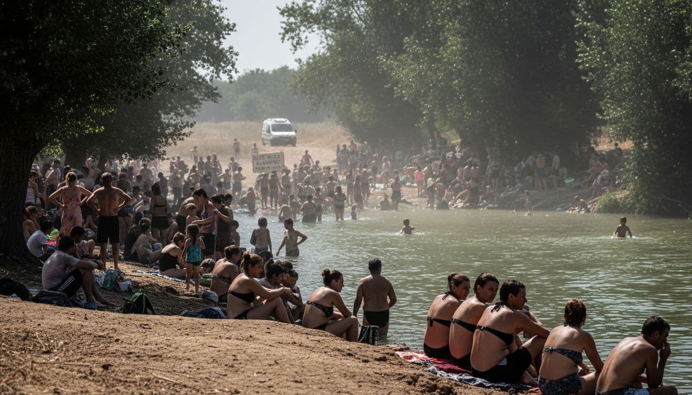 Onda de calor extrema em França resulta em 13 mortes por afogamento num fim de semana