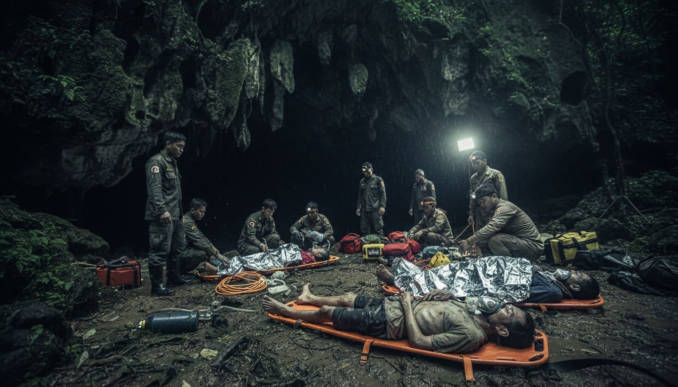 Operação no Laos resgata mais quatro pessoas de gruta inundada