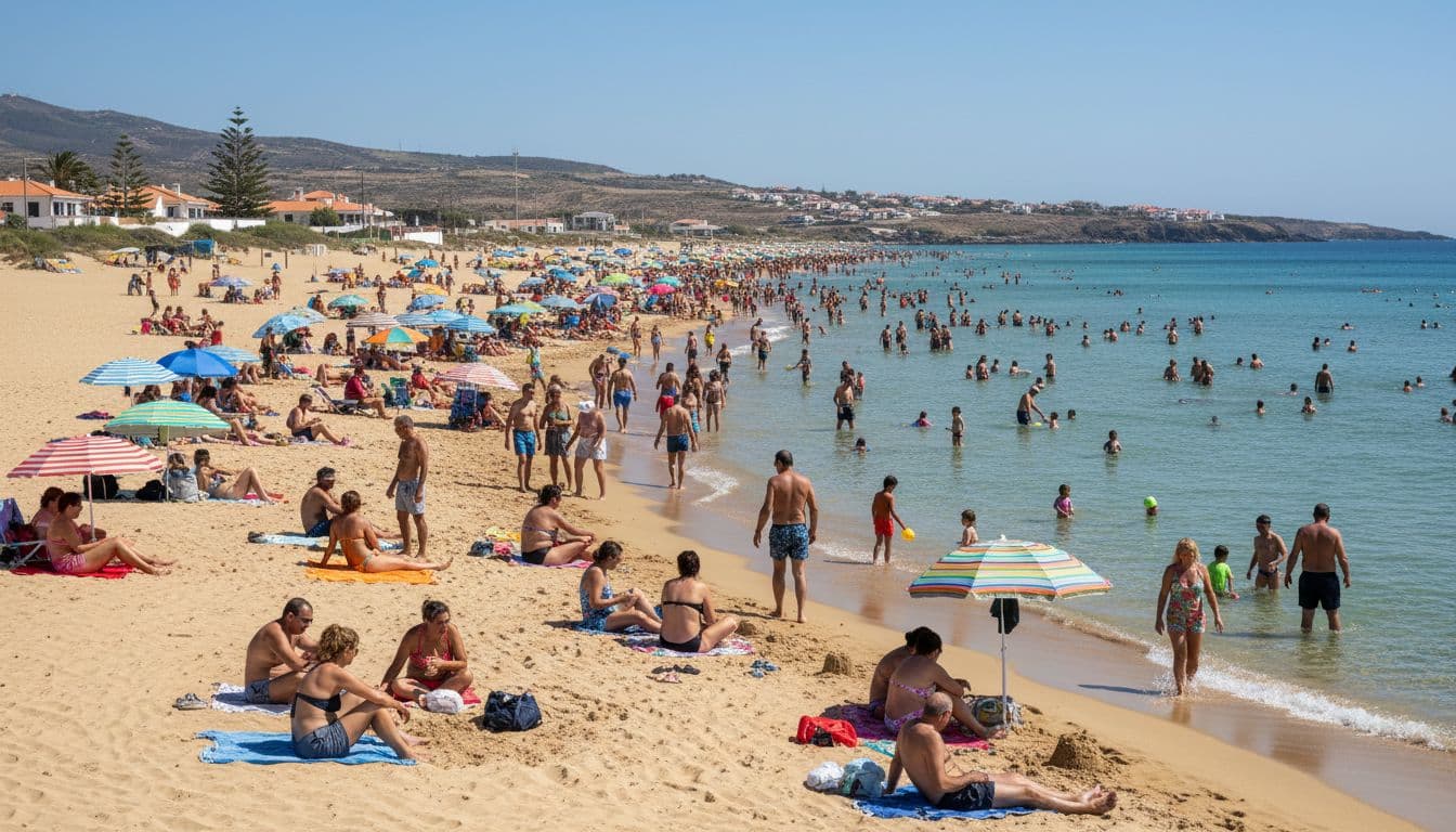 Porto Santo acolhe a habitual enchente de madeirenses para as férias de agosto
