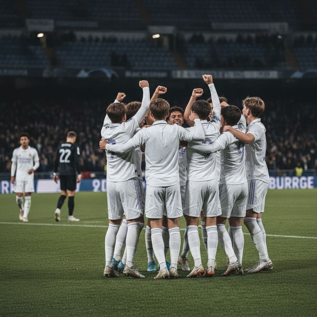 Real Madrid vence UEFA Youth League nos penáltis contra Club Brugge