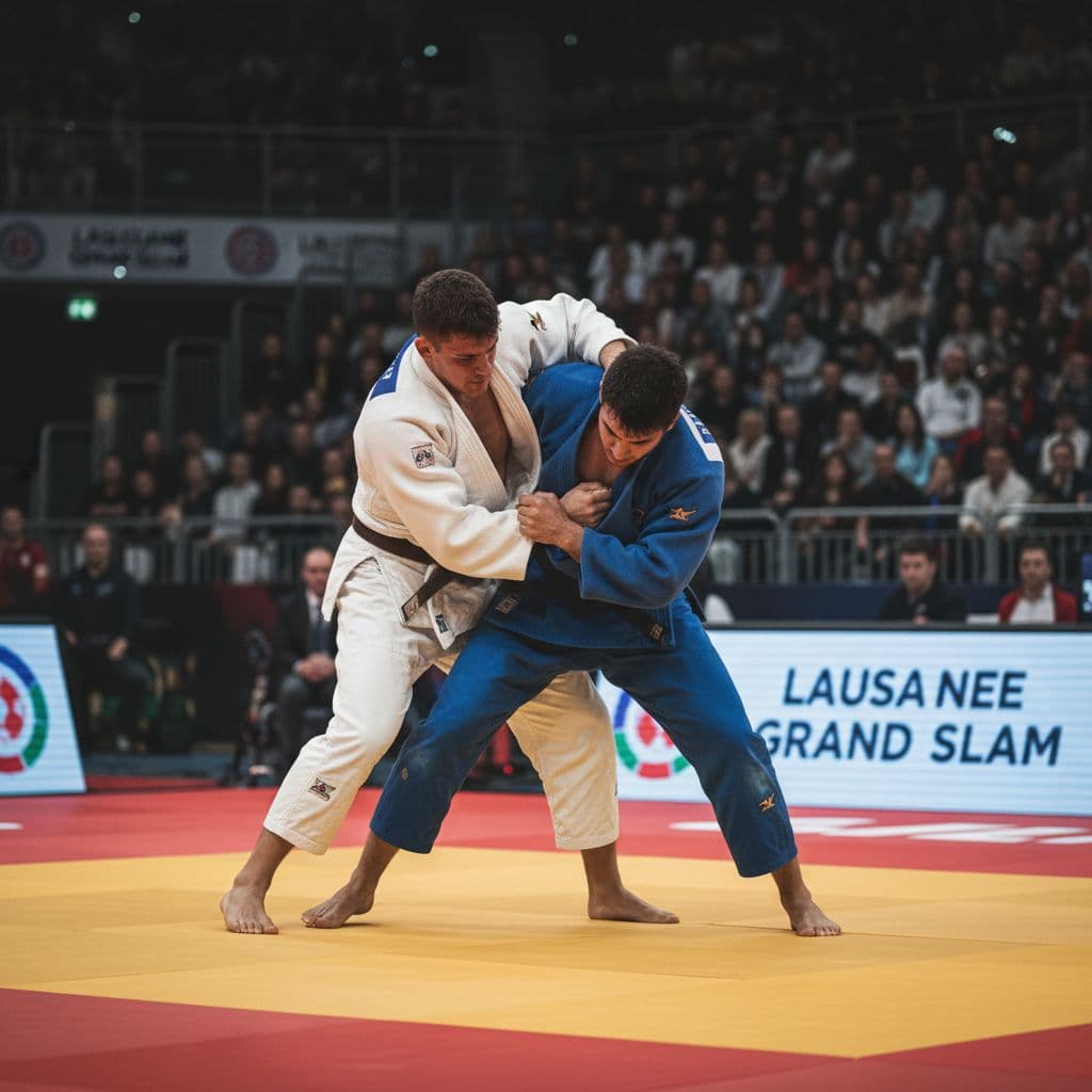 Teddy Riner volta aos tatamis em Lausana após pausa pós-olímpica