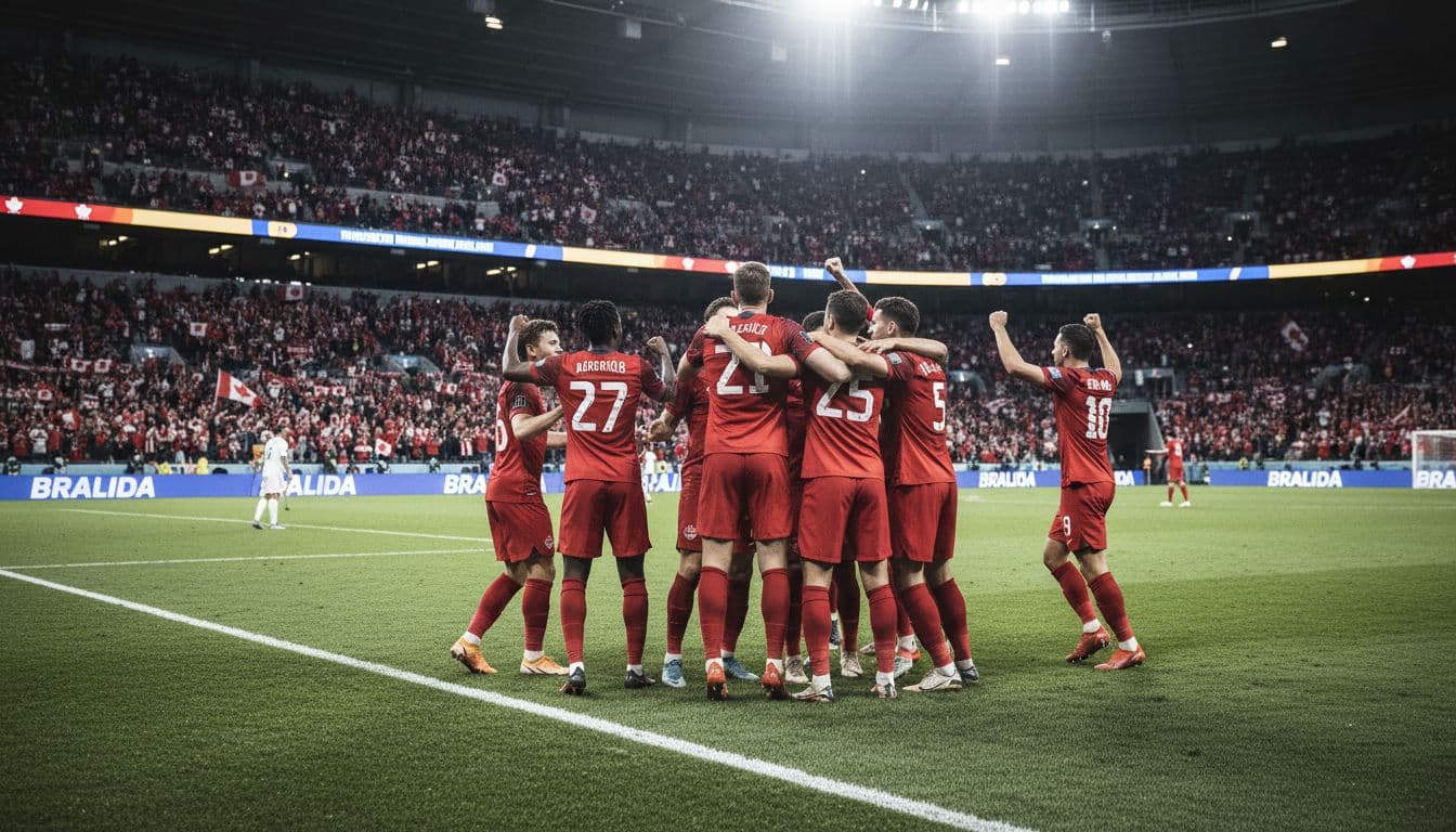 Vancouver testemunha a histórica primeira vitória do Canadá em Mundiais após goleada ao Catar