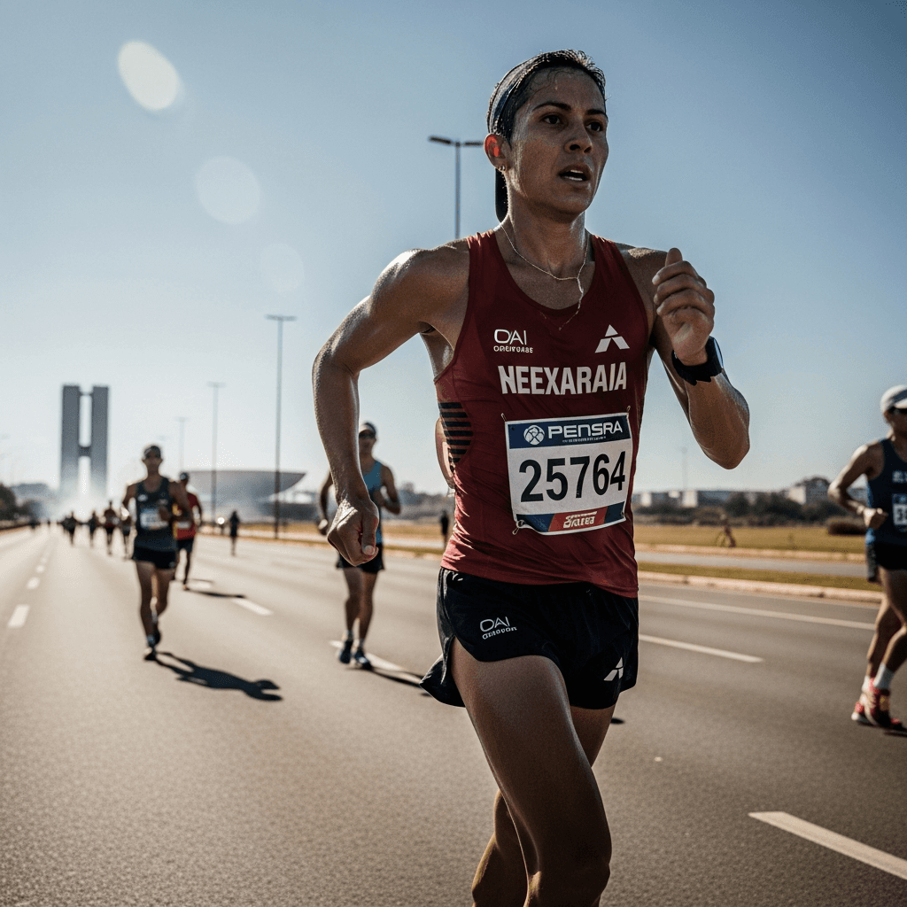 Vitória Oliveira conquista 40.º lugar no Mundial de Marcha em Brasília